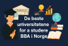 Det beste universitetet for å studere BBA i Norge bikrisohoj